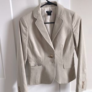 Express tan Womens suit jacket